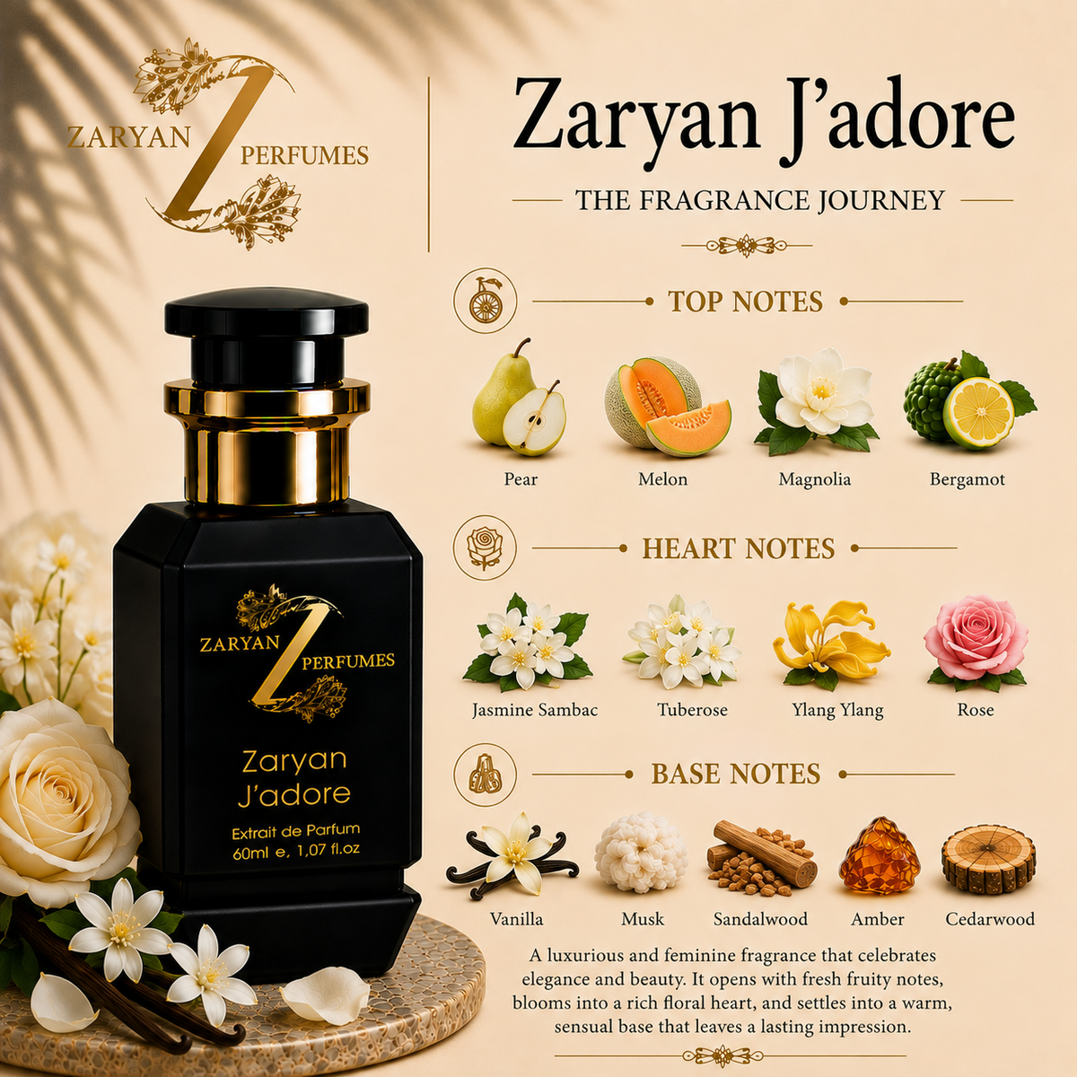 Our Creation of Dior J'adore - Zaryan J'adore
