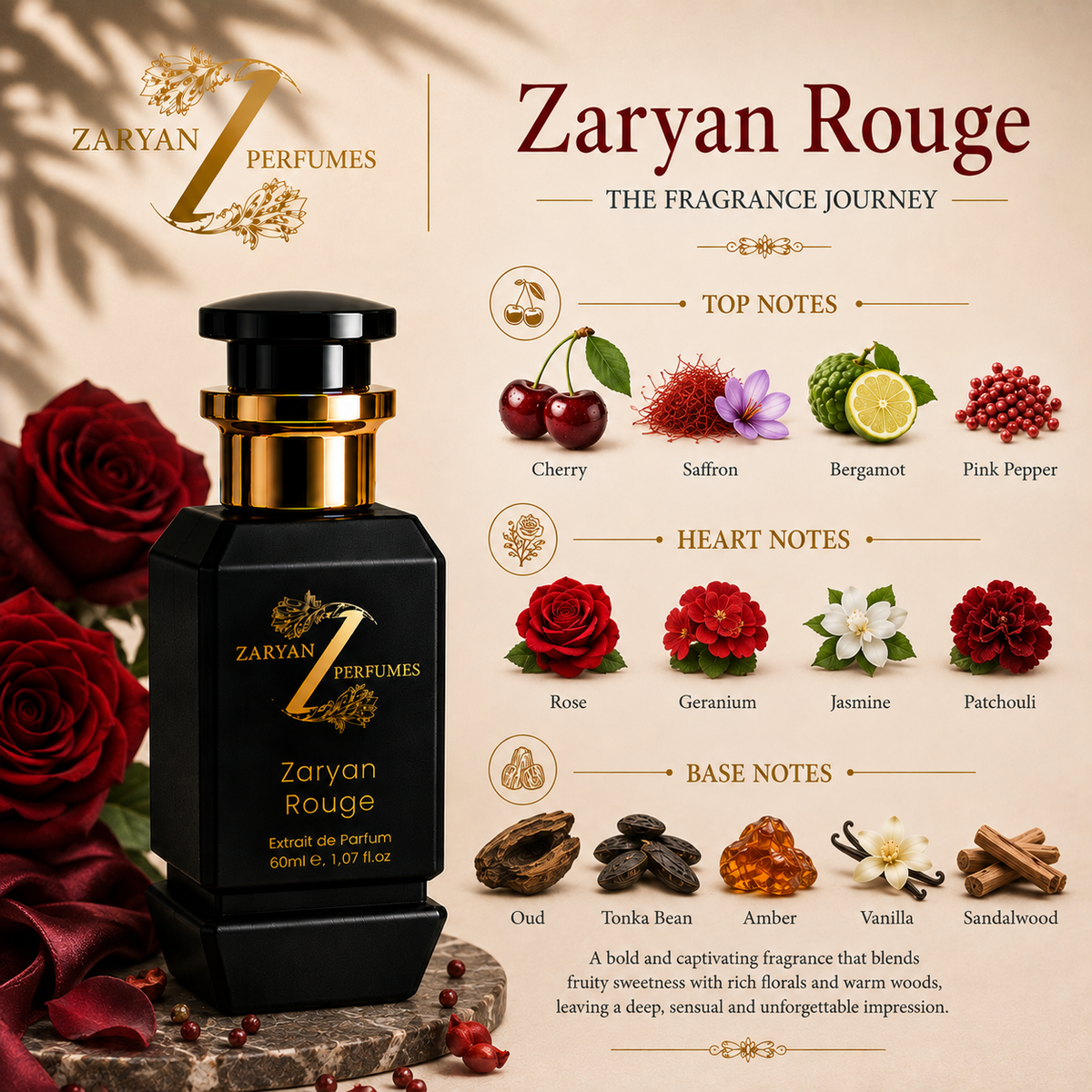 Our Creation of MFK Baccarat Rouge 540 - Zaryan Rouge
